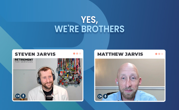 Yes, we’re brothers with Matthew Jarvis