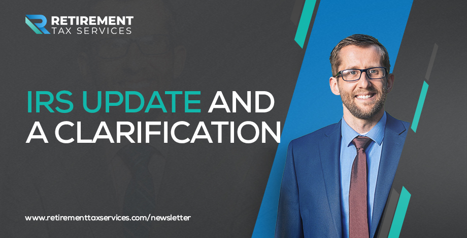 RTS #047 IRS Update and a Clarification