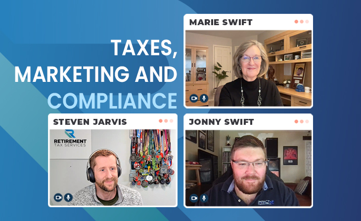 “Taxes, marketing and compliance” with Marie Swift and Jonny Swift