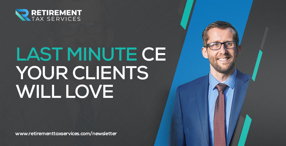 Last minute CE your clients will love